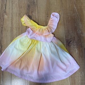 Old Navy Pink and Yellow Dress